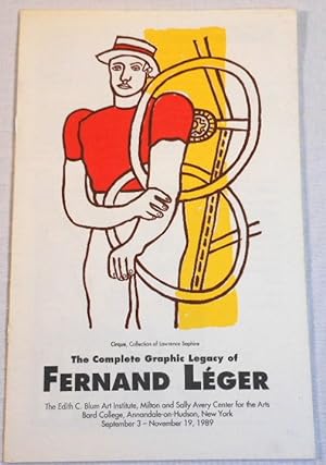 Seller image for The Complete Graphic Legacy of Fernand Leger for sale by Resource Books, LLC
