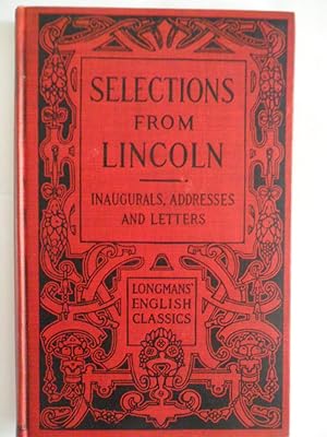 Seller image for Lincolns Inaugurals, Addresses and Letters for sale by Ronmar Books