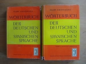 Bild des Verkufers fr Wrterbuch der Deutschen und Spanischen Sprache (2 Bnde komplett) zum Verkauf von Antiquariat Birgit Gerl