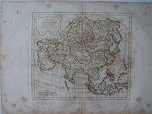 L Asie  par Robert de Vaugondy-Delamarché 1804