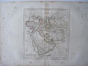  Turquie d Asie, Arabie, Perse, Tartarie Independante par Robert de Vaugondy-Delamarché 1806