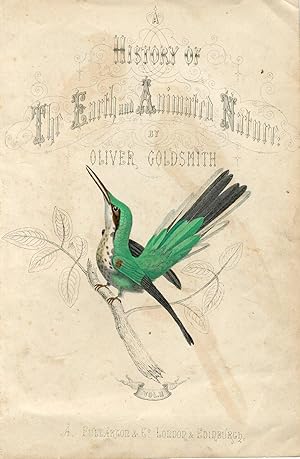 Pájaros. History of the Earth and Animated Nature Oliver Goldsmith.