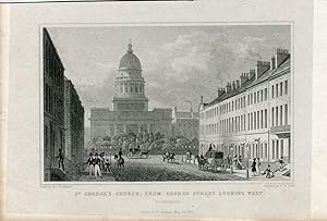 Escocia. St. George' s Church, from George St. looking west, 1833