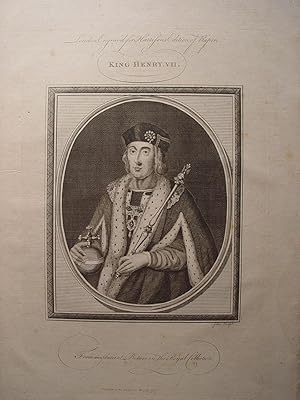 «King Henry VII» Grabado por John Goldar (Oxford,1729-Londres,1795)