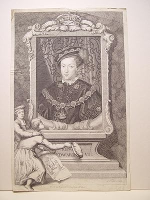 «King Edward VI» Grabó George Vertue(Londres, 1684-1756)