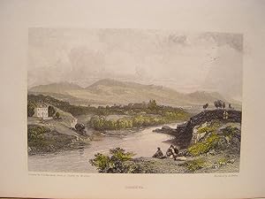 Suiza. «Geneva». Dibujó James Duffield Harding (1798-1863) según obra de W.Page. Grabó E.F. Finde...