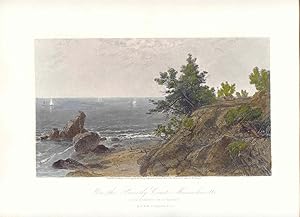 Estados Unidos. «On the Beverly Coast Massachussetts» De un cuadro de J.F. Kensett (1818-1872). G...