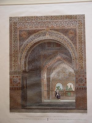 España. Granada. «Vista interior de la Alhambra» Alexandre Laborde.