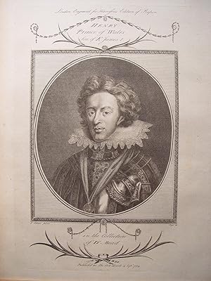 «Henry Prince of Wales, son of K.James». Grabado por Page siguiendo obra de Isaac Oliver (Olivier).