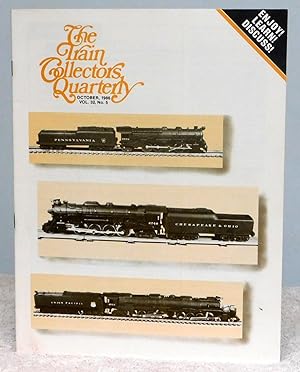 Imagen del vendedor de The Train Collectors Quarterly October 1986 Vol. 32 No. 5 - Magazine a la venta por Argyl Houser, Bookseller