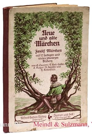 Bild des Verkufers fr Neue und alte Mrchen. Zwlf Mrchen mit 12 farbigen und vielen schwarzen Bildern von G(ertrud) Caspari, F(ritz) Koch-Gotha, E(ernst) Kutzer, R. Hansche und H. Koberstein. zum Verkauf von Antiquariat MEINDL & SULZMANN OG