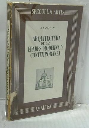 Seller image for ARQUITECTURA DE LAS EDADES MODERNA Y CONTEMPORANEA for sale by LIBRERIA  SANZ