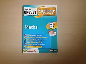 Seller image for ABC du BREVET Excellence Maths 3e for sale by Le temps retrouv