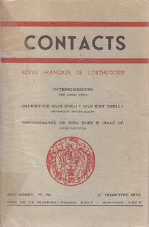 Revue française de l'orthodoxie / contact n° 70