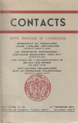 Revue française de l'orthodoxie / contact n° 82