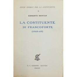 Bild des Verkufers fr La Costituente di Francoforte (1848-49) zum Verkauf von Libreria Antiquaria Giulio Cesare di Daniele Corradi