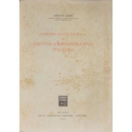 Imagen del vendedor de Sistema istituzionale del diritto amministrativo italiano a la venta por Libreria Antiquaria Giulio Cesare di Daniele Corradi