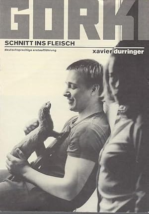 Schnitt ins Fleisch. Deutschsprachige Erstaufführung. Spielzeit 1998 / 1999. Intendant Bernd Wilm...