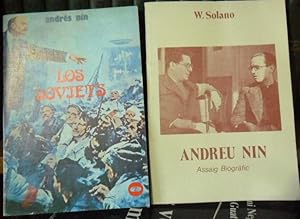 LOS SOVIETS su origen, desarrollo y funciones + ANDREU NIN Assaig Biogràfic (2 libros)