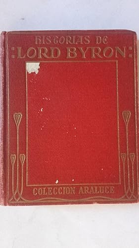 Imagen del vendedor de Historias de Lord Byron relatadas a la juventud por Jos Baeza a la venta por Librera Ofisierra