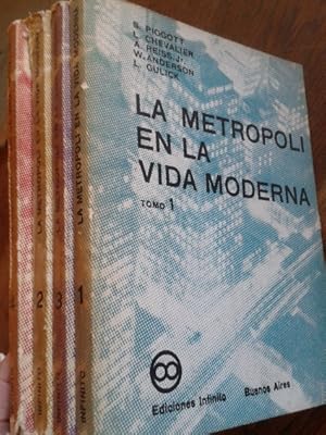 Seller image for LA METRPOLI EN LA VIDA MODERNA (4 tomos) for sale by Librera Pramo