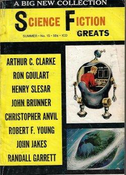 Imagen del vendedor de SCIENCE FICTION GREATS: No. 15, Summer 1969 a la venta por Books from the Crypt