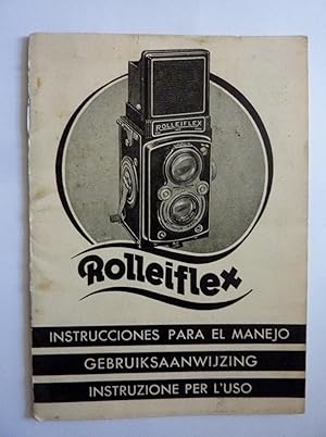 Seller image for ROLLEIFLEX ISTRUCCIONES PARA EL MANEIO - GEBRUIKSAANWIJZING - ISTRUZIONE PER L'USO for sale by Historia, Regnum et Nobilia