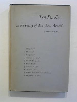 Ten Studies in the Poetry of Matthew Arnold.