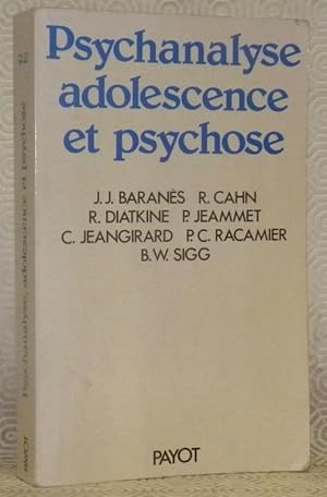 Image du vendeur pour Psychanalyse, adolescence et psychose. Colloque international des 11, 12 et 13 mai 1984, Ministre de la Recherche, Paris. Collection: Science de l'Homme. mis en vente par Bouquinerie du Varis