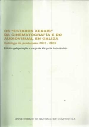 Seller image for Os estados xerais da cinematografa e do audiovisual en galiza for sale by Librera Cajn Desastre