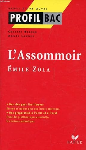 Seller image for L'ASSOMMOIR, ZOLA (Profil Bac, Profil d'une Oeuvre, 35) for sale by Le-Livre