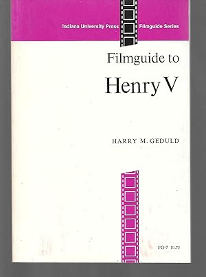 Imagen del vendedor de Filmguide To Henry V a la venta por Thomas Savage, Bookseller