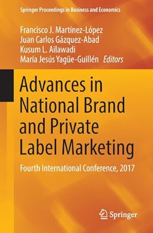 Bild des Verkufers fr Advances in National Brand and Private Label Marketing : Fourth International Conference, 2017 zum Verkauf von AHA-BUCH GmbH