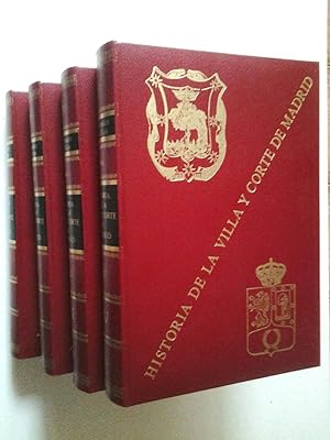 Historia de la Villa y Corte de Madrid. Cuatro tomos (Edición facsimil limitada de 3000 ejemplare...