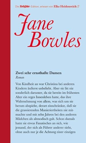 Image du vendeur pour Zwei sehr ernsthafte Damen : Roman. mis en vente par Antiquariat Buchhandel Daniel Viertel