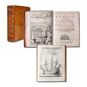 Image du vendeur pour Dictionnaire de Marine contenant les termes de la navigation et de l'architecture navale. 2e dition, reve corrige & augmente. mis en vente par Antiquariat Gerhard Gruber