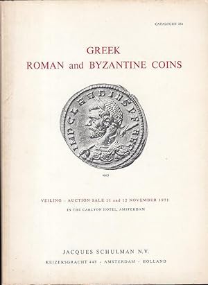 Bild des Verkufers fr Greek Coins from a Dutch collection / Roman and Byzantine Coins from the Royal Coin Cabinet, The Hague and from three other collections / Numismatic Books from the late Mr. G.W.A. de Veer, The Hague. (Catalogue 254) zum Verkauf von Antiquariat Carl Wegner