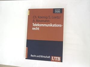 Image du vendeur pour Telekommunikationsrecht. Betriebs-Berater: Studium. mis en vente par Antiquariat Bookfarm