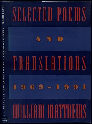 Bild des Verkufers fr Selected Poems and Translations 1969-1991 zum Verkauf von Between the Covers-Rare Books, Inc. ABAA