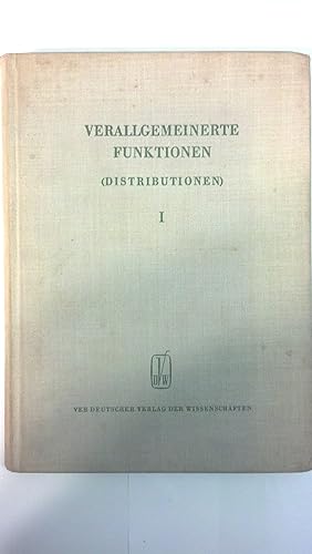 Imagen del vendedor de Verallgemeinerte Funktionen (Distributionen) Band I a la venta por Early Republic Books