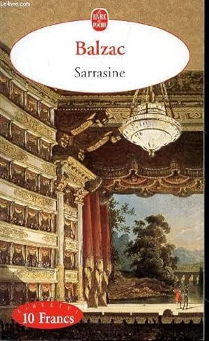 Seller image for SARRASINE for sale by Le-Livre