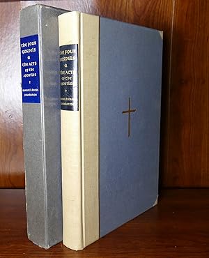 Imagen del vendedor de THE GOSPELS OF ST. MATTHEW, ST. MARK, ST. LUKE & ST. JOHN TOGETHER WITH THE ACTS OF THE FOUR APOSTLES [ 1ST ] a la venta por Rare Book Cellar