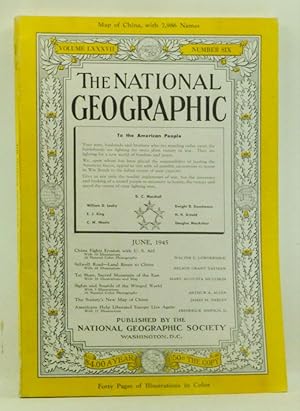 Seller image for The National Geographic Magazine, Volume LXXXVII (87) Number Six 6 (June 1945) for sale by Cat's Cradle Books