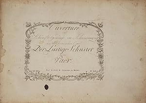 Immagine del venditore per [Le donne cambiate]. Ouverture und Schnste Gesnge im Klavierauszug aus der komischen Oper, Der Lustige Schuster . No. 243. Pr. 2. fl. [Piano-vocal score] venduto da J & J LUBRANO MUSIC ANTIQUARIANS LLC