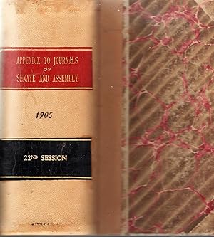 Appendix to Journals of State and Asssembly of the Twenty-Second Session of the Legislature of th...