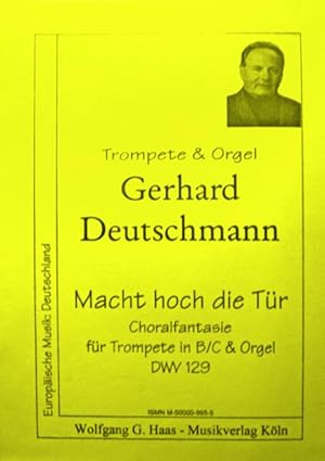 Bild des Verkufers fr Macht hoch die Tr. Choralfantasie in B/C & Orgel DWV 129 zum Verkauf von Cordula Roleff