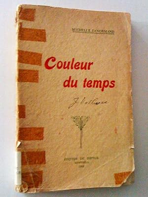 Seller image for Couleur du temps for sale by Claudine Bouvier