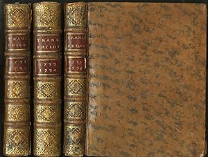 Transactions Philosophiques de la Société Royale de Londres 1731-1736 [with] Table des memoires i...
