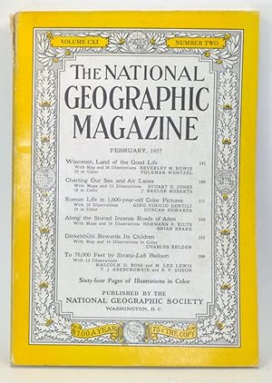 Bild des Verkufers fr The National Geographic Magazine, Volume CXI (111), Number Two (2) (February 1957) zum Verkauf von Cat's Cradle Books