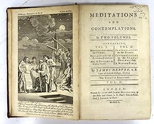 Bild des Verkufers fr Meditations and Contemplations. Vol. II only zum Verkauf von Attic Books (ABAC, ILAB)